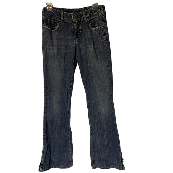 Silver Womens Jeans Distressed Size 29” Western Glove  Works - Picture 1 of 12